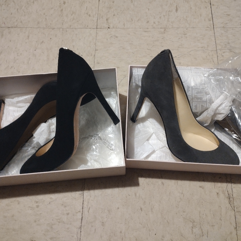 Ivanka Trump IT Janie suede pumps